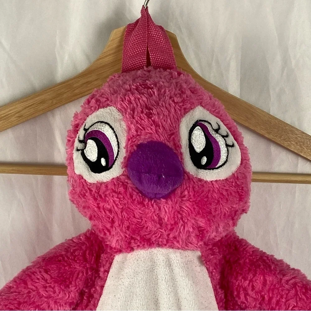 Pink Penguin Plush Backpack